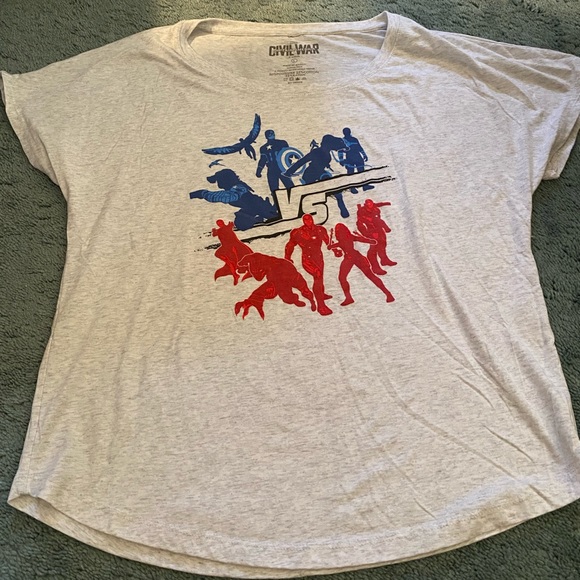 Marvel Tops - Marvel fashion tshirt